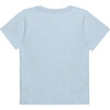 Peppa Pig George Embroidered Short Sleeve T-Shirt, Pale Blue Marl - T-Shirts - 2