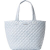 Women's Metro Quilt Medium Deluxe Tote, Chambray - Bags - 1 - thumbnail