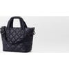 Women's Metro Quilt Petite Deluxe Tote, Black - Bags - 4