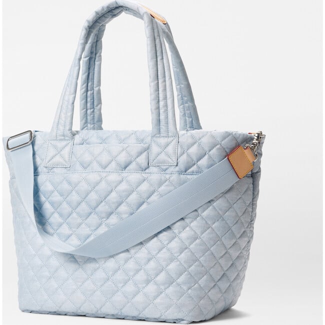 Women's Metro Quilt Medium Deluxe Tote, Chambray - Bags - 2