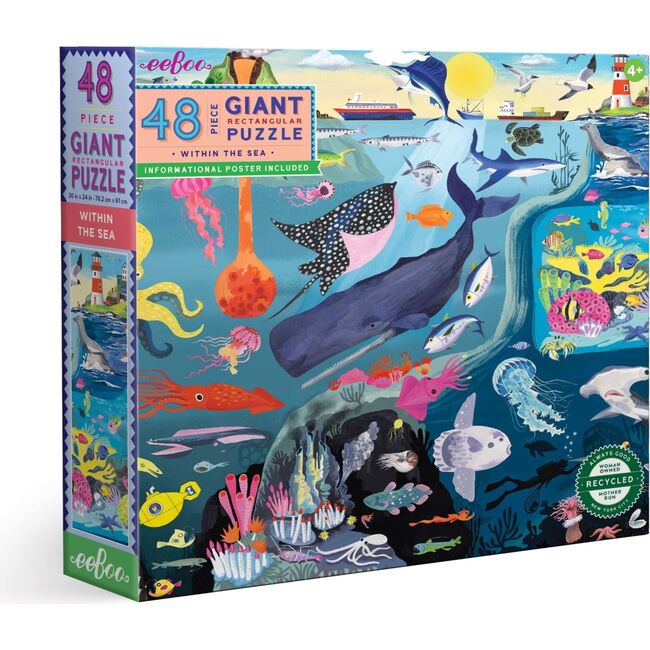 Within the Sea 48 Piece Giant Floor Jigsaw Puzzle