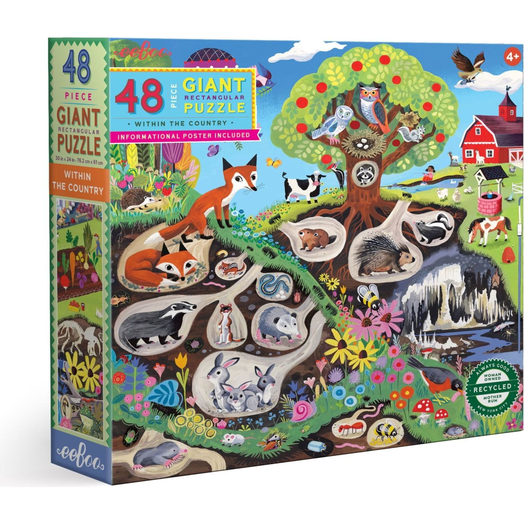 Within the Country 48 Piece Giant Floor Jigsaw Puzzle - Puzzles - 1