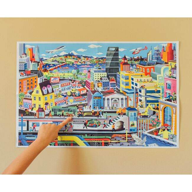 Within the City 48 Piece Giant Floor Jigsaw Puzzle - Puzzles - 2