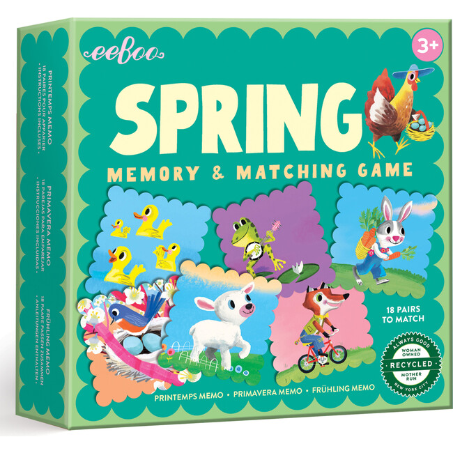 Spring Little Square Memory & Matching Game