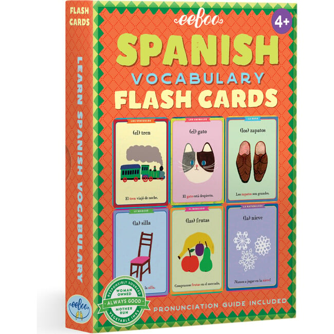 Spanish Vocabulary Flash Cards