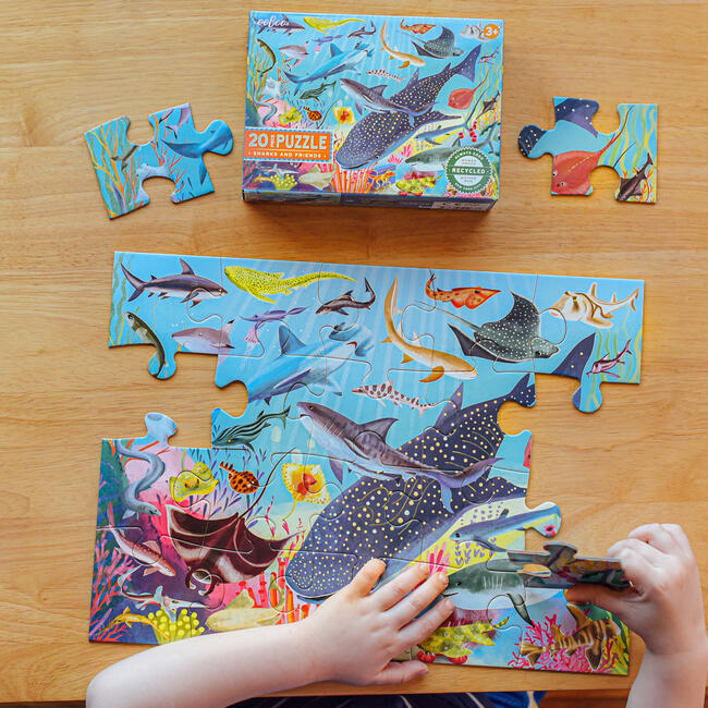 Sharks & Friends - 20 Piece Puzzle - Games - 2