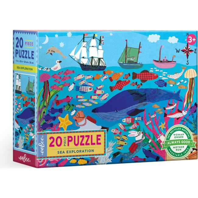 Sea Exploration 20 Piece Big Puzzle