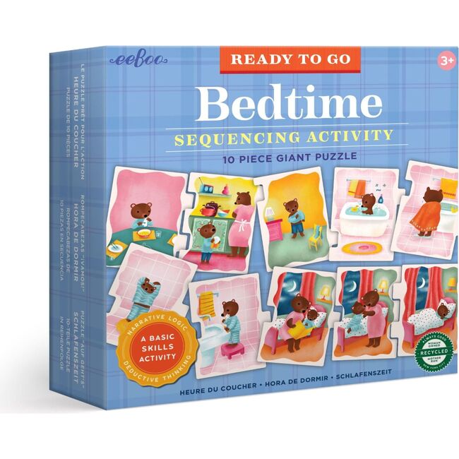 Ready to Go Puzzle - Bedtime Sequencing Activity