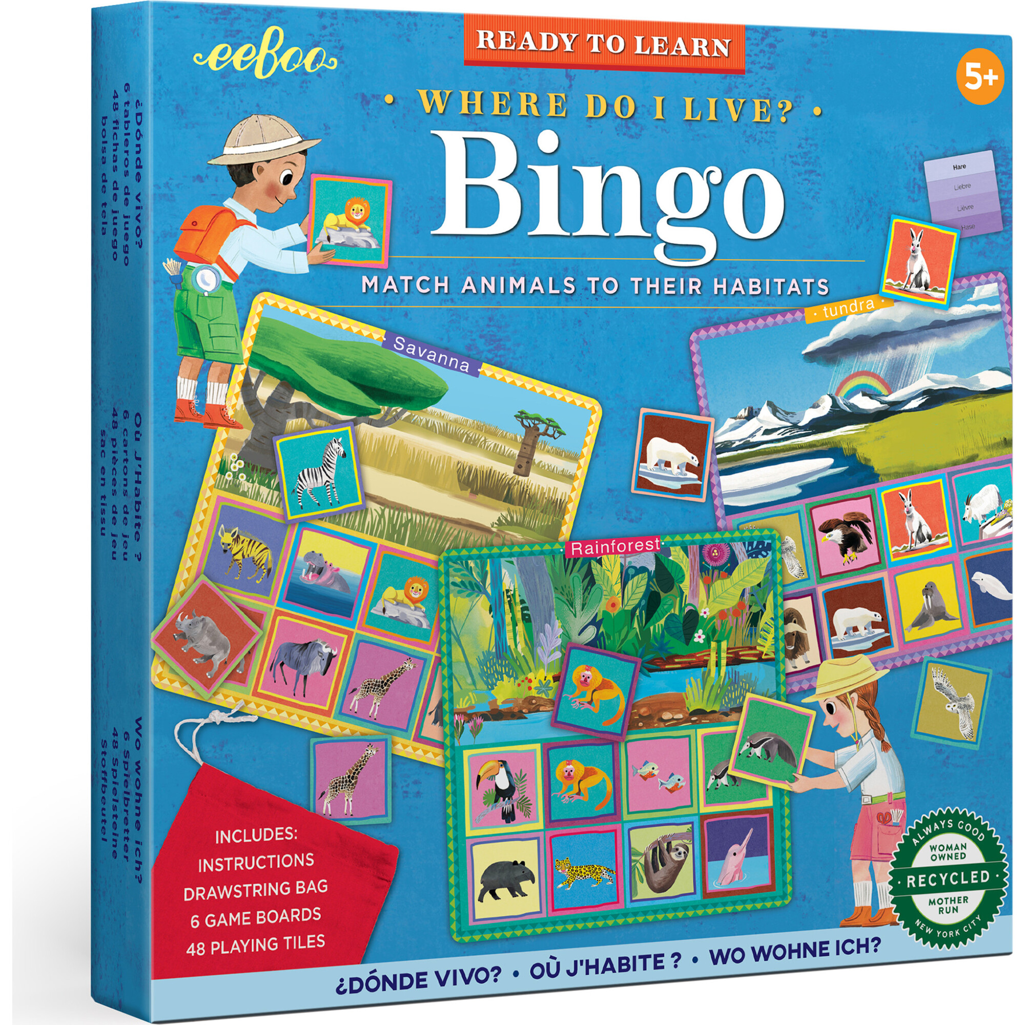 Ready To learn: Where Do I Live? Bingo - Games - 1