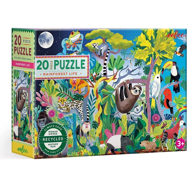 Rainforest Life 20 piece jigsaw puzzle