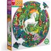 Piece and Love Unicorn Garden 500 Piece Jigsaw Puzzle - Puzzles - 1 - thumbnail