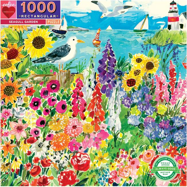 Piece and Love Seagull Garden 1000 Piece Jigsaw Puzzle - Puzzles - 2