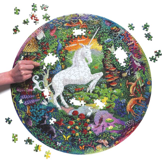 Piece and Love Unicorn Garden 500 Piece Jigsaw Puzzle - Puzzles - 2