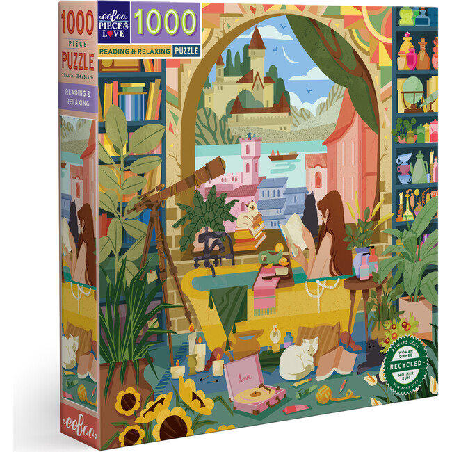 Piece and Love Reading & Relaxing 1000 Piece Jigsaw Puzzle