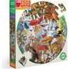 Piece and Love Mushrooms and Butterflies 500 Piece Jigsaw Puzzle - Puzzles - 1 - thumbnail