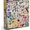 Piece and Love Mushroom Rainbow 1000 Piece Jigsaw Puzzle - Puzzles - 1 - thumbnail