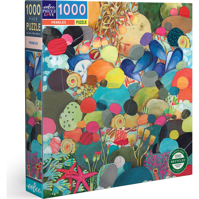 Piece and Love Pebbles 1000 Piece Jigsaw Puzzle