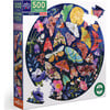 Piece and Love Moths 500 Piece Jigsaw Puzzle - Puzzles - 1 - thumbnail