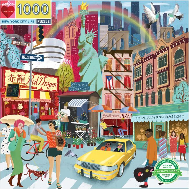 Piece and Love New York Life 1000 piece square adult Jigsaw Puzzle - Puzzles - 2