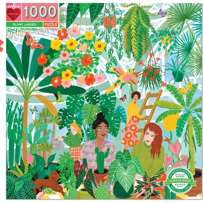 Piece and Love Plant Ladies 1000 piece Puzzle - Puzzles - 3