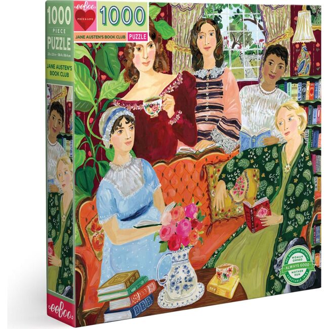 Piece and Love Jane Austen's Book Club 1000 piece Jigsaw Puzzle