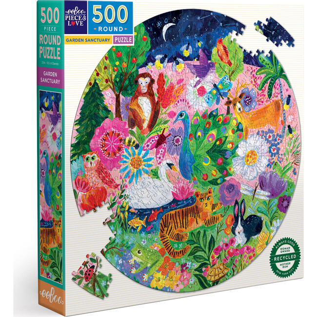 Piece and Love Garden Sanctuary 500 Piece Jigsaw Puzzle