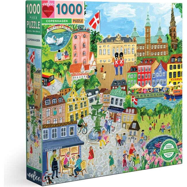 Piece and Love Copenhagen 1000 piece Jigsaw Puzzle