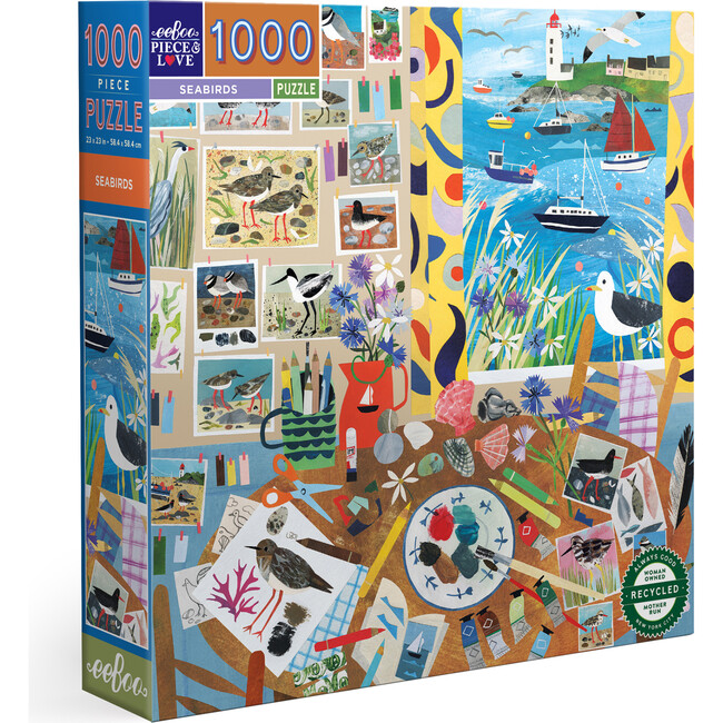 Piece & Love: Seabirds - 1000 Piece Puzzle