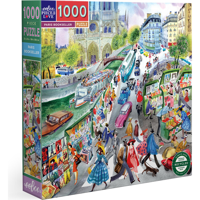 Piece & Love: Paris Bookseller - 1000 Piece Puzzle