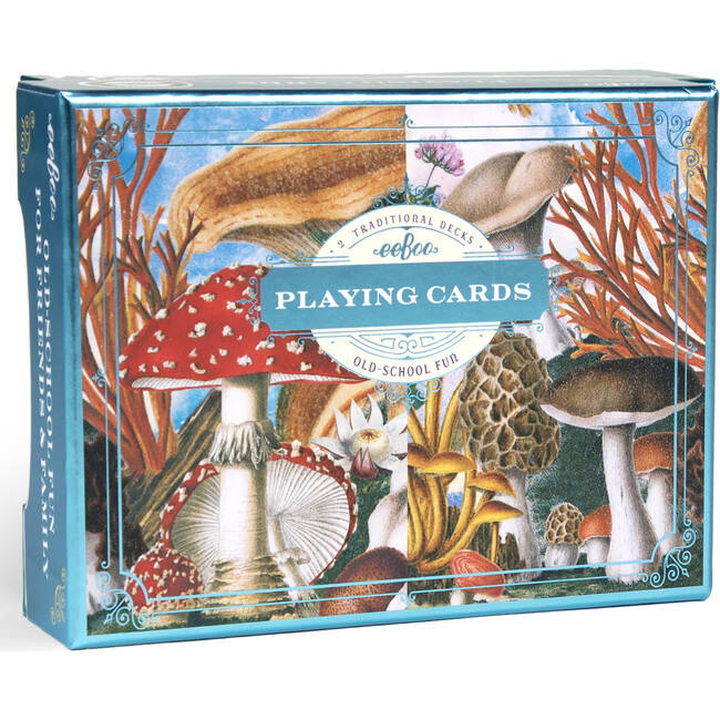 Piece & Love: Mushroom Playing Cards