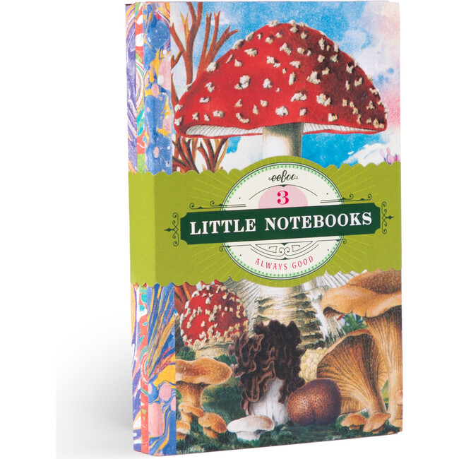 Piece & Love: Mushroom Little Books - Set of 3 Notebooks