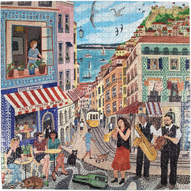 Piece & Love: Lisbon - 1000 Piece Puzzle - Puzzles - 2