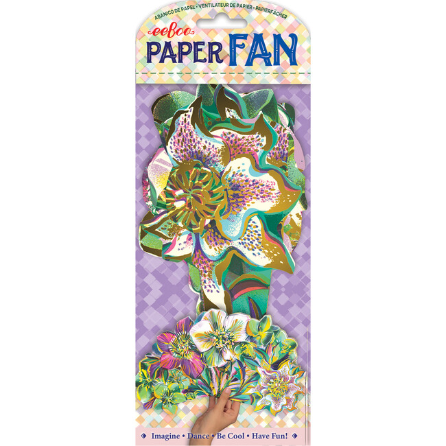 Piece & Love: Asta's Flower - 15" Paper Fan