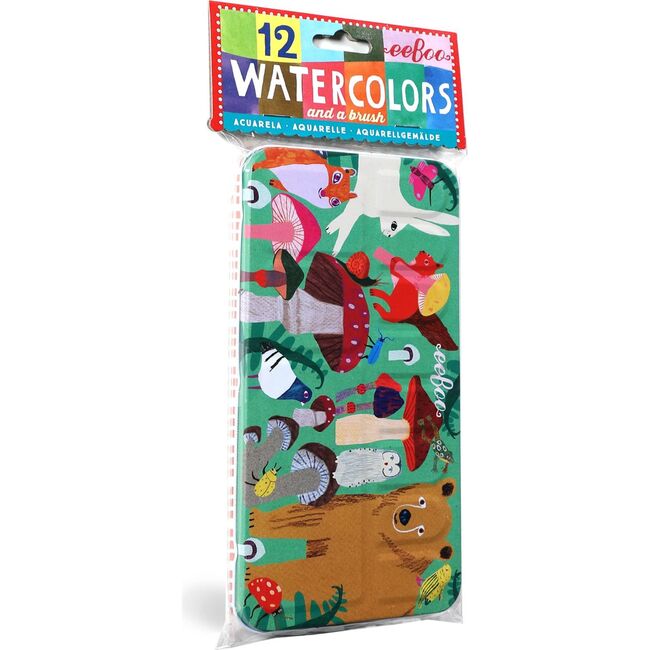 Mushroom Watercolors Paint Set/12 Colors