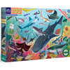 Love of Sharks 100 Piece Puzzle with Poster - Puzzles - 1 - thumbnail