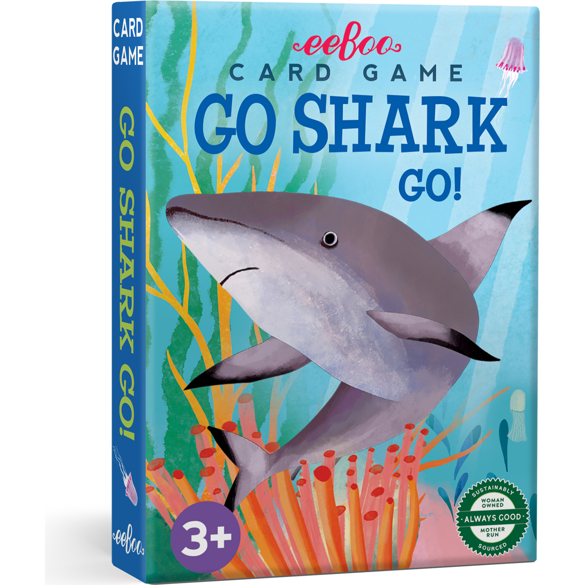 Go Shark Go! Playing Card Game - Adaptation To The Classic Card Game - Games - 1