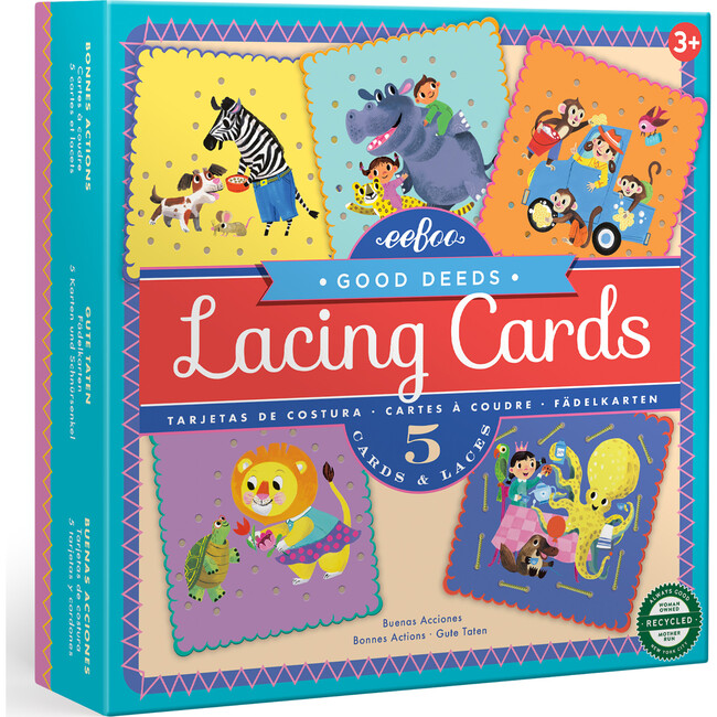 Good Deeds Lacing Cards/ Set of 5 Cards