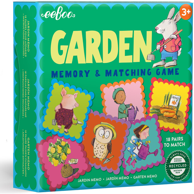 Garden Little Square Memory & Matching Game