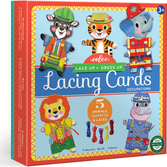 Dress Up Lacing Cards: Occupations