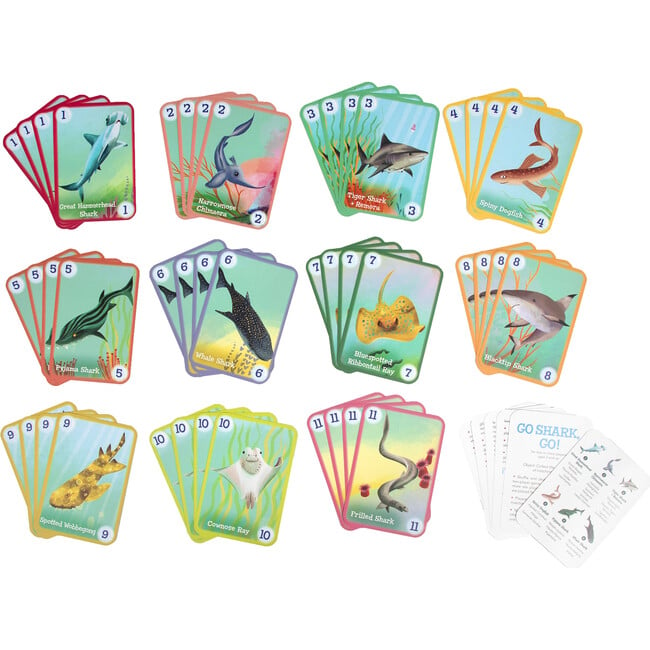 Go Shark Go! Playing Card Game - Adaptation To The Classic Card Game - Games - 3