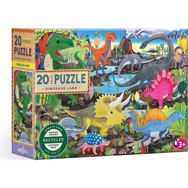 Dinosaur Land 20 piece jigsaw puzzle