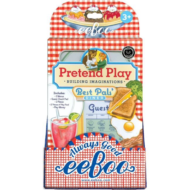 Best Pals' Diner Pretend Play Set Props for Make Believe