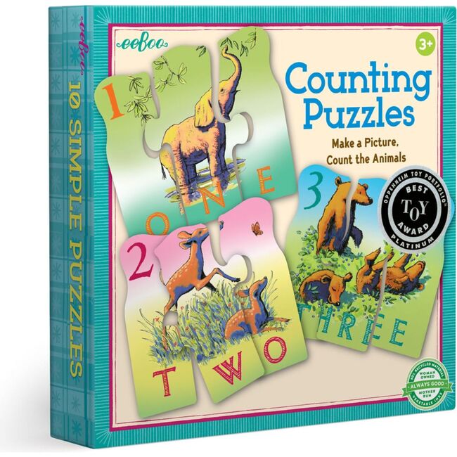 Animal Counting Puzzle Set