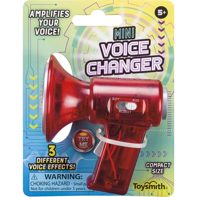 Tech Gear Mini Multi Voice Changer, Colors Vary