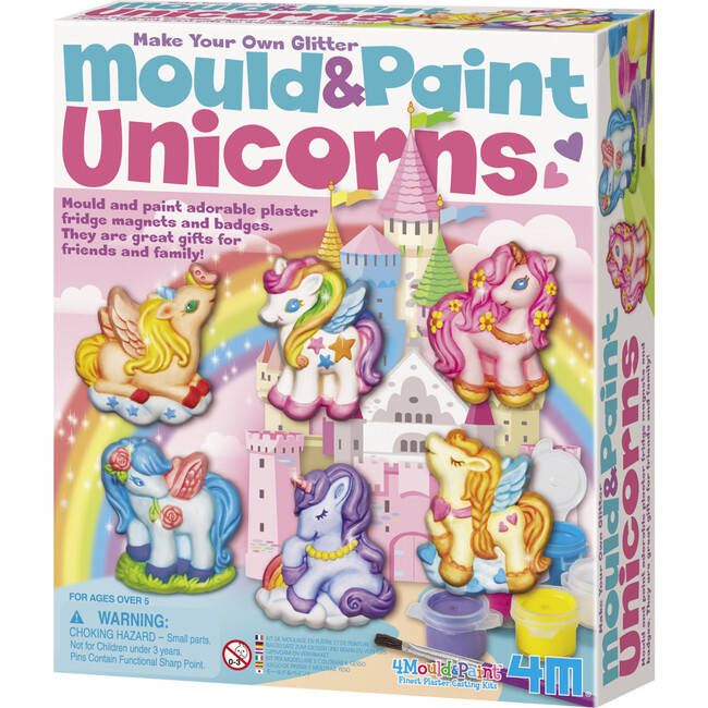 4M Unicorns Mould & Paint Kit