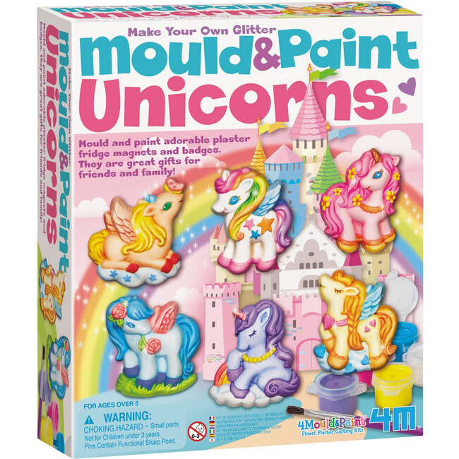 4M Unicorns Mould & Paint Kit