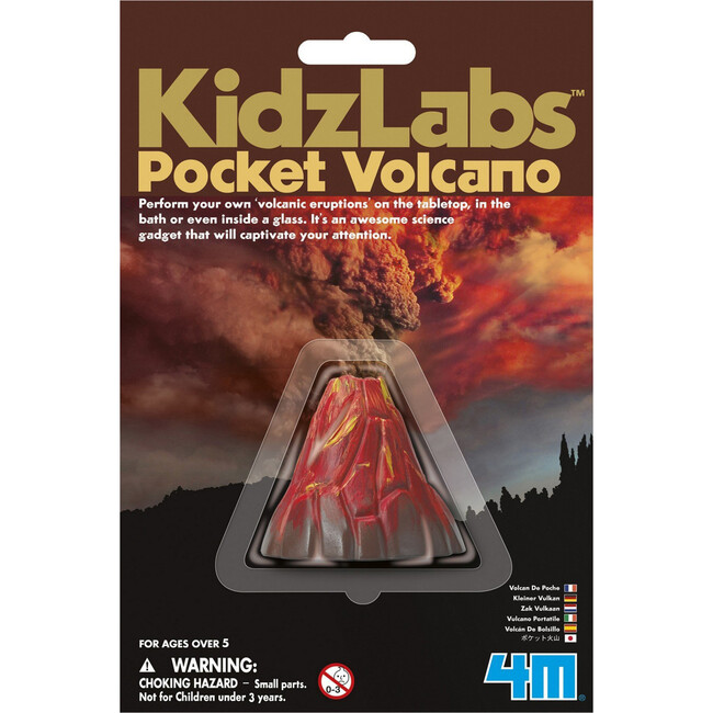 4M Kidzlabs Pocket Volcano - STEM Toys - 1
