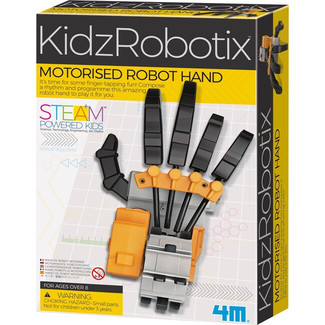 4M 4073 Kidzrobotix Motorized Robot Hand Kids Science Kit