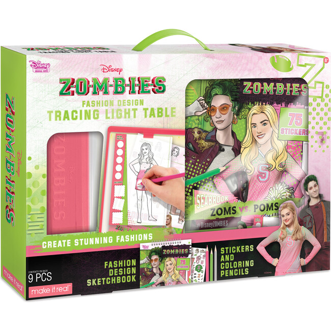 Disney: Zombies Fashion Design Tracing Light Table - Arts & Crafts - 1