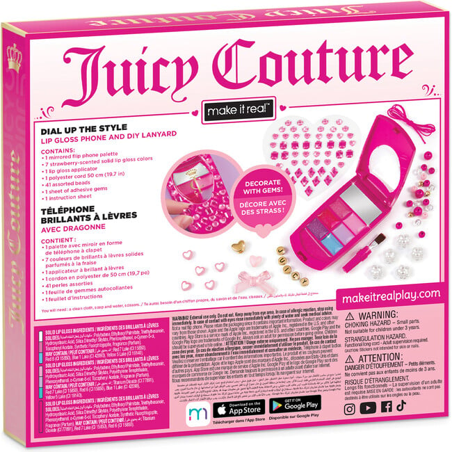 Juicy Couture Dial Up the Style Lip Gloss Phone & DIY Lanyard - Arts & Crafts - 3